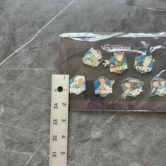 The Legend of Vox Machina Action Figure Pin Set - Picture 4 of 4